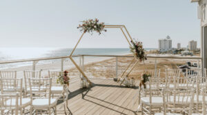 Gulf coast wedding venue beachside balcony, outdoor wedding venue in Pensacola